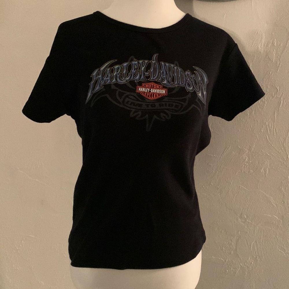 Black Harley-Davidson women’s tee shirt